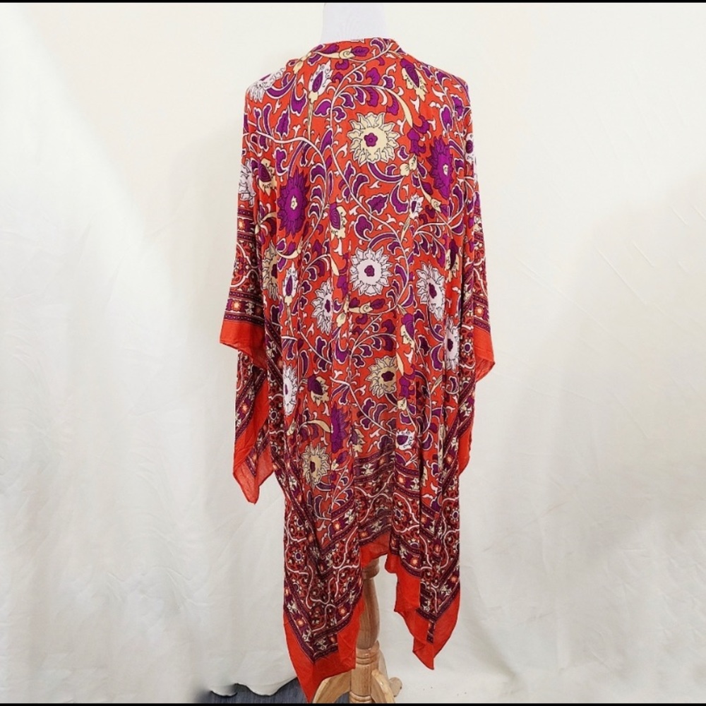 Free People Magic Dance Border Kimono EUC!